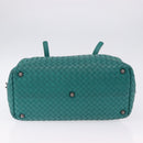 BOTTEGA VENETA INTRECCIATO Hand Bag Leather Green 173398 Auth 199486V-5