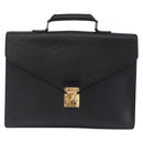 LOUIS VUITTON Epi Serviette Conseiller Briefcase Black M54422 LV Auth 199491-13