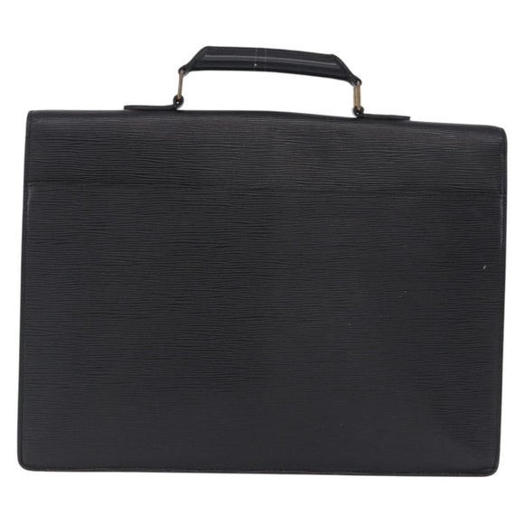 LOUIS VUITTON Epi Serviette Conseiller Briefcase Black M54422 LV Auth 199491