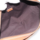 CELINE Hand Bag Leather Brown Silver Auth 199494A-11