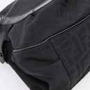 FENDI Zucca Canvas Tote Bag Black Gold Tone 8BR628 Auth 199495A-14