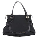 FENDI Zucca Canvas Tote Bag Black Gold Tone 8BR628 Auth 199495A-2