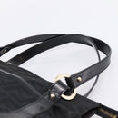 FENDI Zucca Canvas Tote Bag Black Gold Tone 8BR628 Auth 199495A-8
