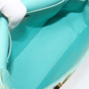 LOUIS VUITTON Monogram Vernis Bell Flower PM Blue Lagon M91730 LV Auth 199500-11