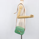 LOUIS VUITTON Monogram Vernis Bell Flower PM Blue Lagon M91730 LV Auth 199500-24
