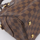 LOUIS VUITTON Damier Ebene Duomo Hand Bag N60008 LV Auth 199501A-17