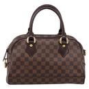 LOUIS VUITTON Damier Ebene Duomo Hand Bag N60008 LV Auth 199501A-13