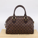 LOUIS VUITTON Damier Ebene Duomo Hand Bag N60008 LV Auth 199501A-12