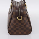 LOUIS VUITTON Damier Ebene Duomo Hand Bag N60008 LV Auth 199501A-4