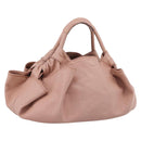 LOEWE Anagram Nappa Aire Hand Bag Leather Pink Gold Tone Auth 199505V-1