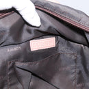 LOEWE Anagram Nappa Aire Hand Bag Leather Pink Gold Tone Auth 199505V-17
