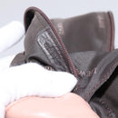 LOEWE Anagram Nappa Aire Hand Bag Leather Pink Gold Tone Auth 199505V-12