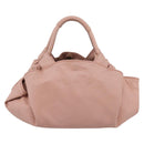 LOEWE Anagram Nappa Aire Hand Bag Leather Pink Gold Tone Auth 199505V-2