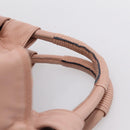 LOEWE Anagram Nappa Aire Hand Bag Leather Pink Gold Tone Auth 199505V-8