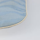 FENDI Shoulder Bag Canvas Light Blue Silver 8BR248 Auth 199506-12