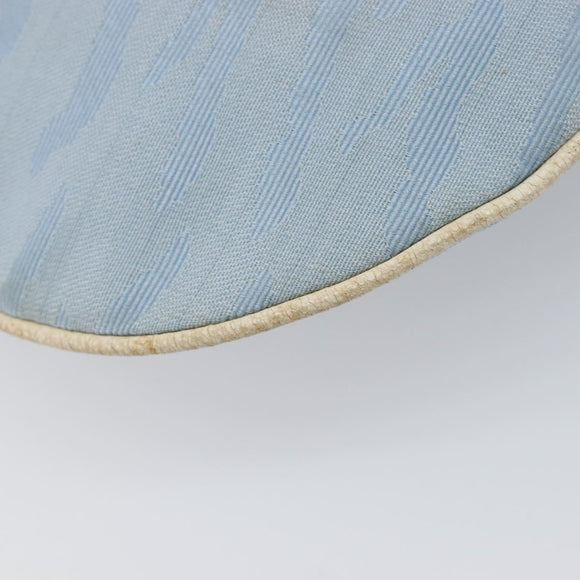 FENDI Shoulder Bag Canvas Light Blue Silver 8BR248 Auth 199506