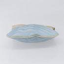 FENDI Shoulder Bag Canvas Light Blue Silver 8BR248 Auth 199506-9