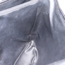 CELINE Macadam Shoulder Bag PVC Leather Black Gold Tone Auth 199507A-18