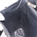 CELINE Macadam Shoulder Bag PVC Leather Black Gold Tone Auth 199507A-19