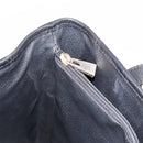 CELINE Macadam Shoulder Bag PVC Leather Black Gold Tone Auth 199507A-20