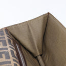 FENDI Zucca Canvas Shoulder Bag Brown Gold Tone Auth 199508A-20