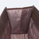 BURBERRY Nova Check Hand Bag Canvas Beige Silver Auth 199509A-20