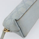GUCCI GuccissimaGG Pouch Leather Light Blue Gold Tone 141811 Auth 199511-14