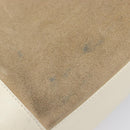 LOEWE Amazonas Hand Bag Suede Beige Gold Tone Auth 199514A-10