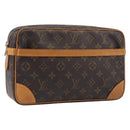 LOUIS VUITTON Monogram Compiegne 28 Clutch Bag M51845 LV Auth 199515A-1