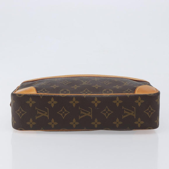 LOUIS VUITTON Monogram Compiegne 28 Clutch Bag M51845 LV Auth 199515A