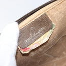 GUCCI GG Supreme Shoulder Bag PVC Beige Gold Tone 116 02 068 Auth 199516-19