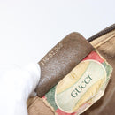 GUCCI GG Supreme Shoulder Bag PVC Beige Gold Tone 116 02 068 Auth 199516-12
