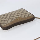 GUCCI GG Supreme Shoulder Bag PVC Beige Gold Tone 116 02 068 Auth 199516-6