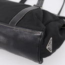 PRADA Shoulder Bag Nylon Black Silver Auth 199517V-9