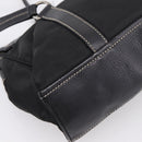 PRADA Shoulder Bag Nylon Black Silver Auth 199517V-16