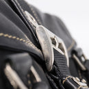 PRADA Shoulder Bag Nylon Black Silver Auth 199517V-18