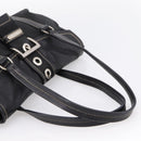 PRADA Shoulder Bag Nylon Black Silver Auth 199517V-7
