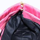 Miu Miu Hand Bag Leather 2way Pink Gold Tone Auth 199521V-20
