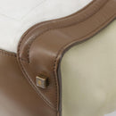 CELINE Luggage Mini Shopper Hand Bag Leather Brown Gold Tone Auth 199523A-9