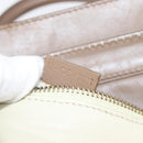CELINE Luggage Mini Shopper Hand Bag Leather Brown Gold Tone Auth 199523A-12