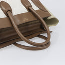 CELINE Luggage Mini Shopper Hand Bag Leather Brown Gold Tone Auth 199523A-8