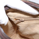 GUCCI GG Supreme Web Sherry Line Hand Bag PVC Beige Gold 001 22 3841 Auth 199525-20