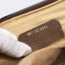 GUCCI GG Supreme Web Sherry Line Hand Bag PVC Beige Gold 001 22 3841 Auth 199525-12