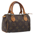 LOUIS VUITTON Monogram Mini Speedy Hand Bag M41534 LV Auth 199527-1