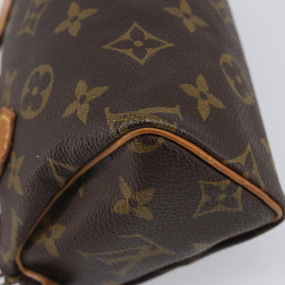 LOUIS VUITTON Monogram Mini Speedy Hand Bag M41534 LV Auth 199527