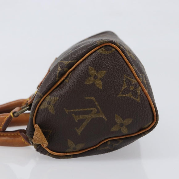 LOUIS VUITTON Monogram Mini Speedy Hand Bag M41534 LV Auth 199527