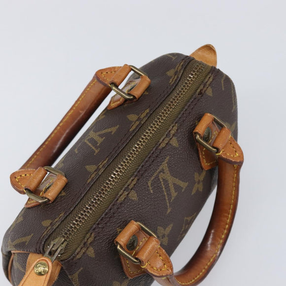 LOUIS VUITTON Monogram Mini Speedy Hand Bag M41534 LV Auth 199527