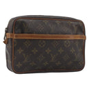 LOUIS VUITTON Monogram Compiegne 23 Clutch Bag M51847 LV Auth 199530-1