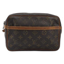 LOUIS VUITTON Monogram Compiegne 23 Clutch Bag M51847 LV Auth 199530-13