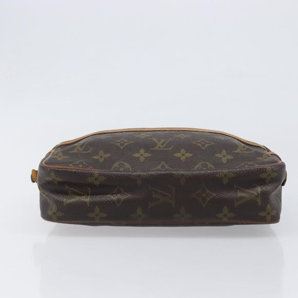 LOUIS VUITTON Monogram Compiegne 23 Clutch Bag M51847 LV Auth 199530